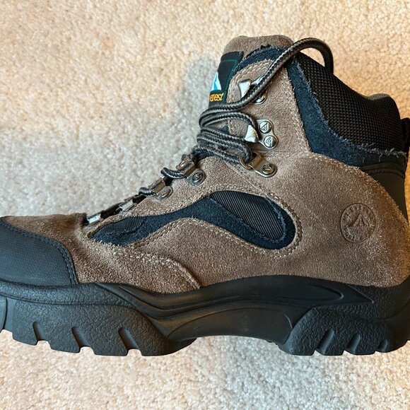 Mt Everest Sierra Suede Leather Hiking Boots Unisex W10 M8 Brown 4027935 - Picture 7 of 10